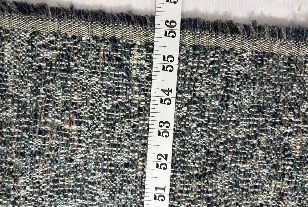 METAPHORES Deauville 4.5Y Maree Blue Tweed Wool Linen Luxury $2345